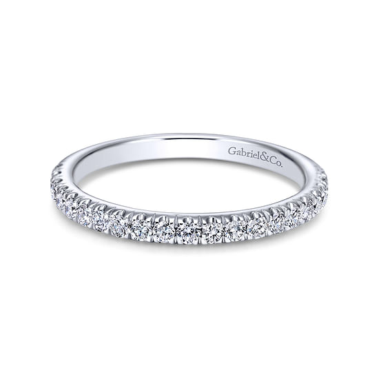 Gabriel - 14K White Gold Matching Wedding Band