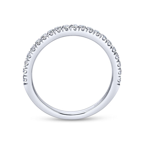 14K White Gold Matching Wedding Band