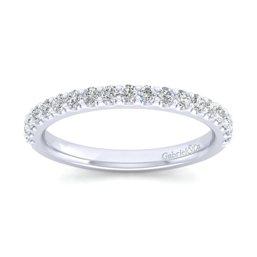 14K White Gold Matching Wedding Band