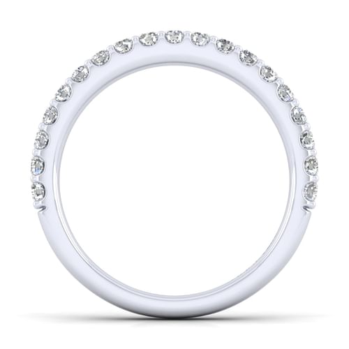 14K White Gold Matching Wedding Band