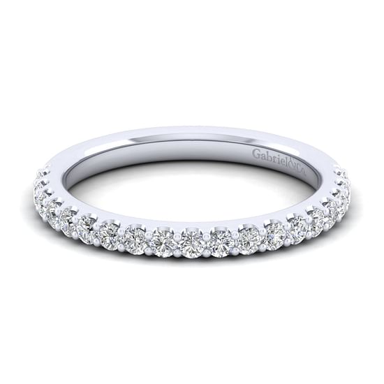 Gabriel - 14K White Gold Matching Wedding Band