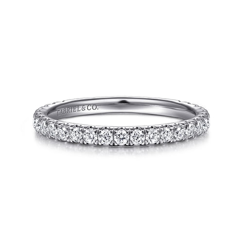 14K White Gold Matching Wedding Band