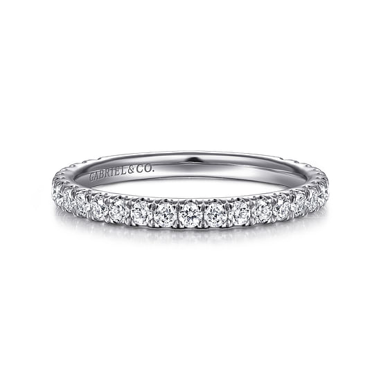 Gabriel - 14K White Gold Matching Wedding Band