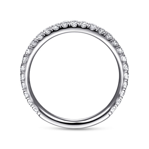 14K White Gold Matching Wedding Band