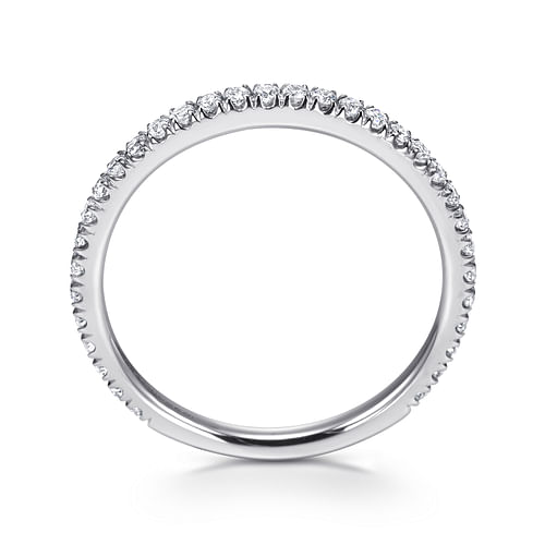 14K White Gold Matching Wedding Band