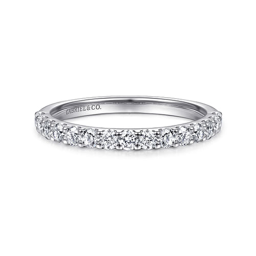 14K White Gold Matching Wedding Band