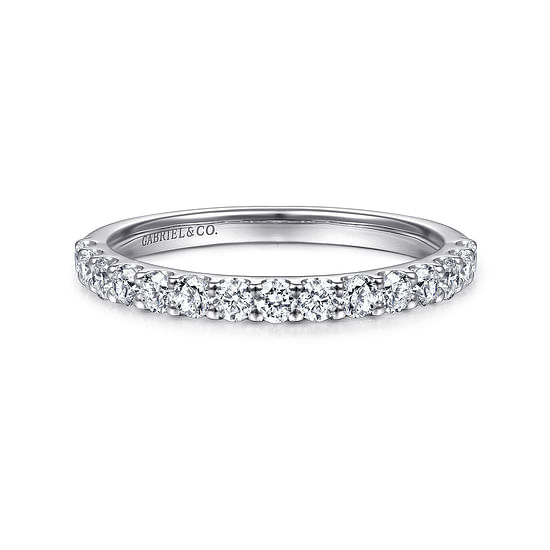 Gabriel - 14K White Gold Matching Wedding Band