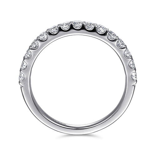 14K White Gold Matching Wedding Band