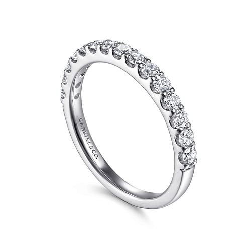 14K White Gold Matching Wedding Band