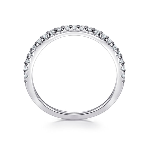 14K White Gold Matching Wedding Band