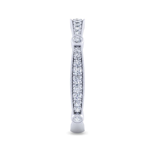 14K White Gold Matching Wedding Band