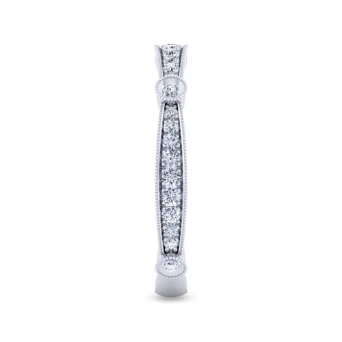 14K White Gold Matching Wedding Band