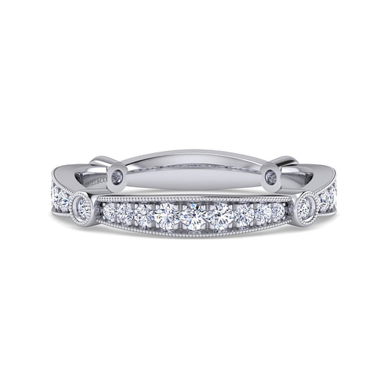 Gabriel - 14K White Gold Matching Wedding Band