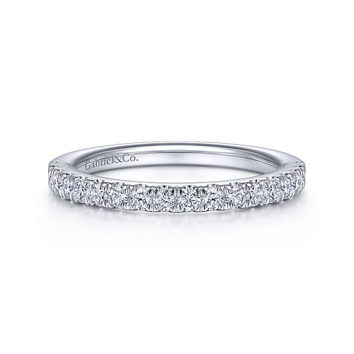 14K White Gold Matching Wedding Band