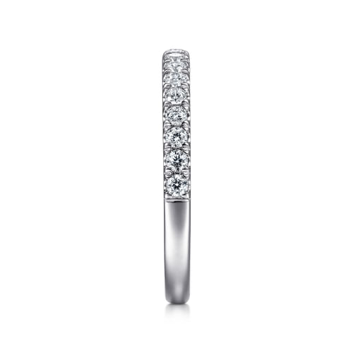 14K White Gold Matching Wedding Band