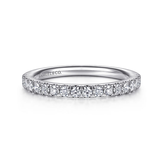 Gabriel - 14K White Gold Matching Wedding Band