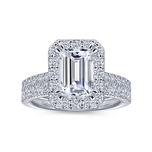 14K White Gold Matching Wedding Band
