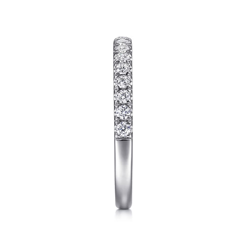 14K White Gold Matching Wedding Band