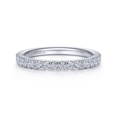 14K White Gold Matching Wedding Band