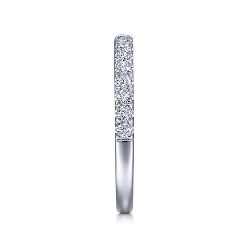 14K White Gold Matching Wedding Band