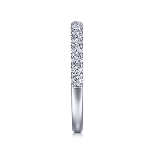 14K White Gold Matching Wedding Band