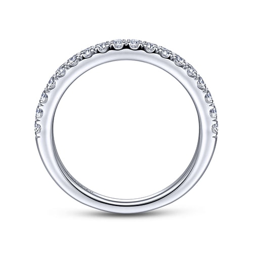 14K White Gold Matching Wedding Band