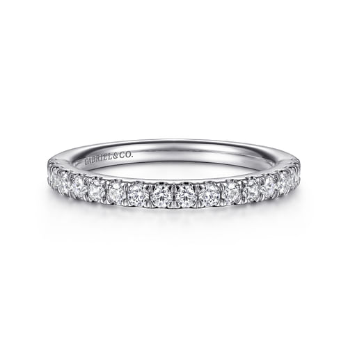 14K White Gold Matching Wedding Band