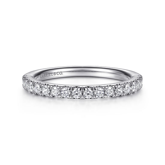 Gabriel - 14K White Gold Matching Wedding Band
