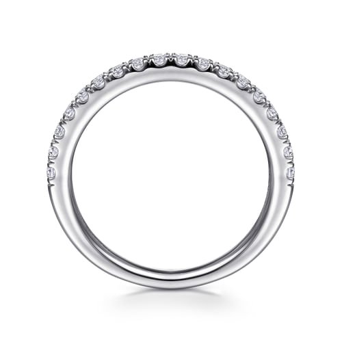 14K White Gold Matching Wedding Band
