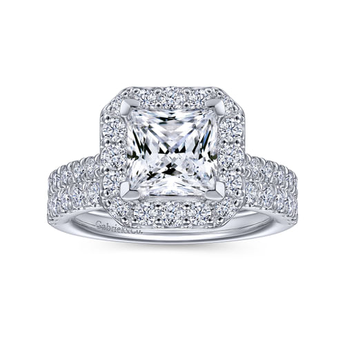 14K White Gold Matching Wedding Band
