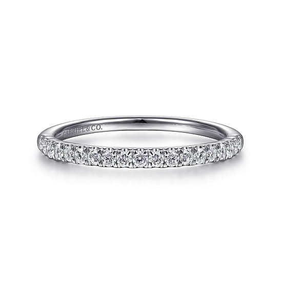 Gabriel - 14K White Gold Matching Wedding Band