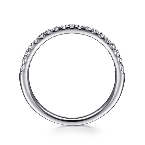 14K White Gold Matching Wedding Band