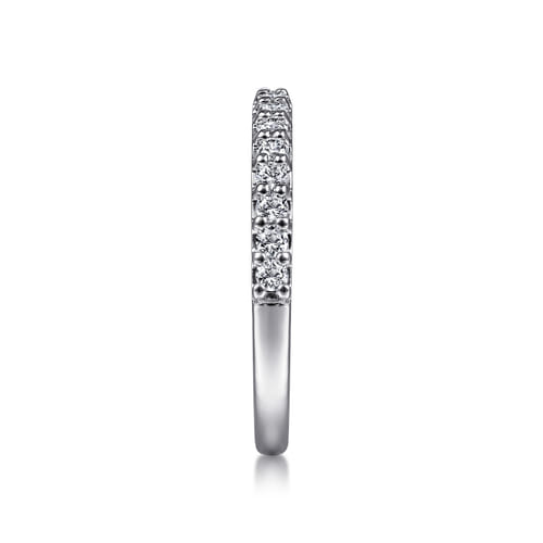 14K White Gold Matching Wedding Band