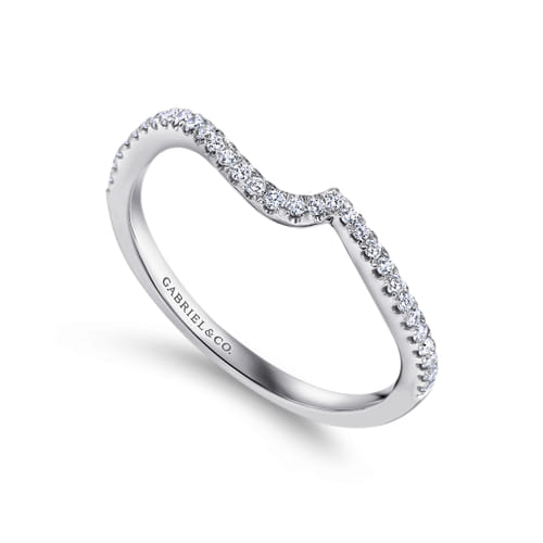 14K White Gold Matching Wedding Band 14K White Gold Matching Wedding Band