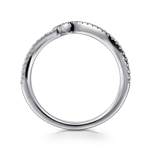 14K White Gold Matching Wedding Band