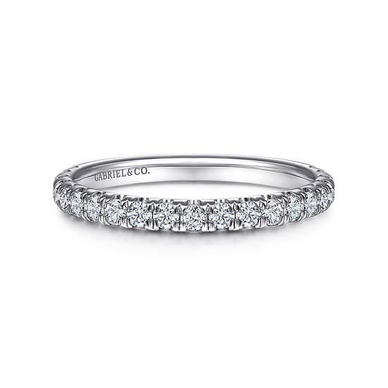 Gabriel - 14K White Gold Matching Wedding Band