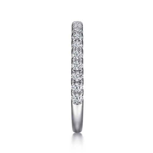14K White Gold Matching Wedding Band