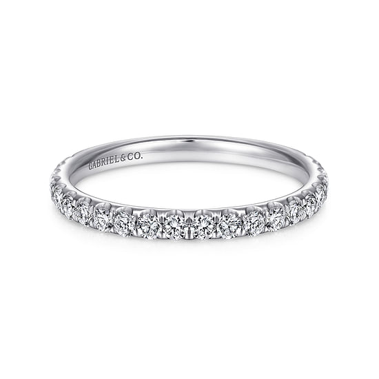 Gabriel - 14K White Gold Matching Wedding Band