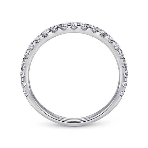 14K White Gold Matching Wedding Band