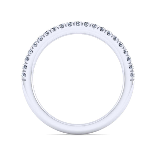14K White Gold Matching Wedding Band