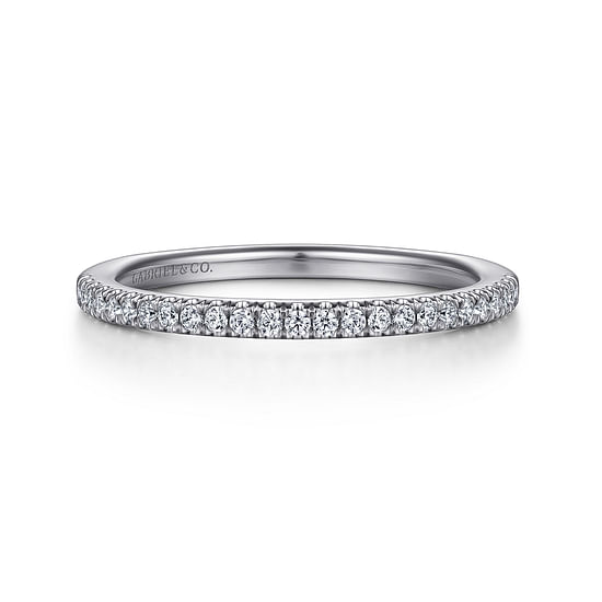 Gabriel - 14K White Gold Matching Wedding Band