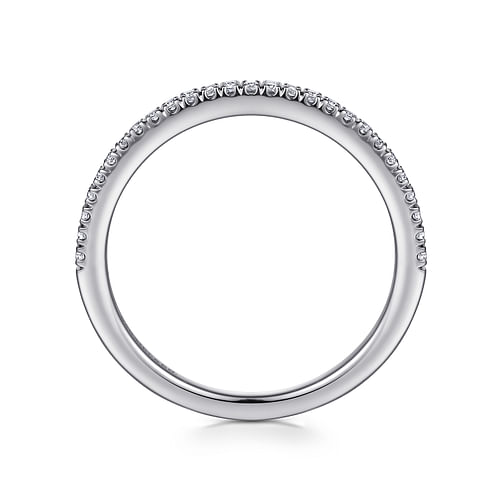 14K White Gold Matching Wedding Band