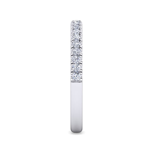 14K White Gold Matching Wedding Band