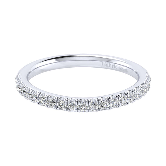 Gabriel - 14K White Gold Matching Wedding Band