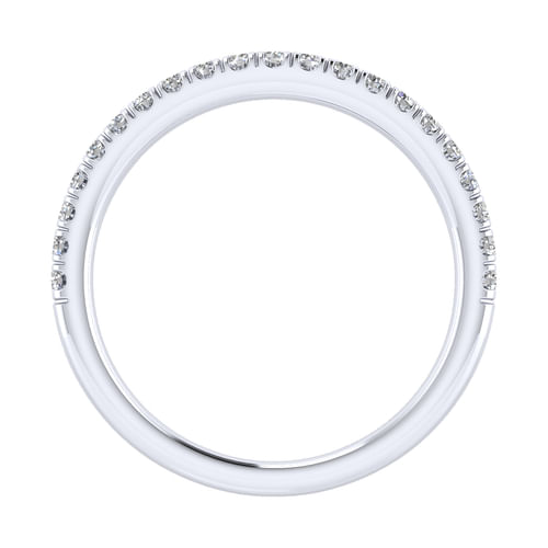 14K White Gold Matching Wedding Band