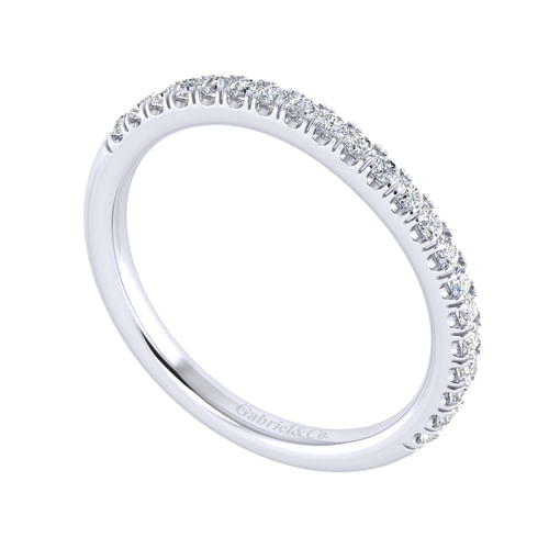 14K White Gold Matching Wedding Band