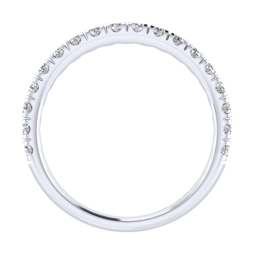 14K White Gold Matching Wedding Band