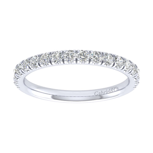 14K White Gold Matching Wedding Band
