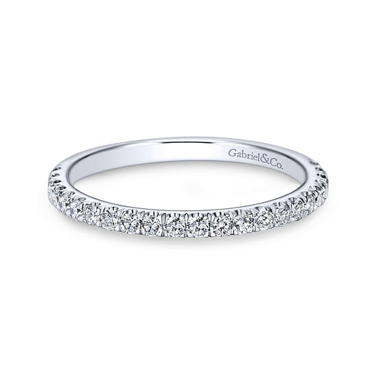 Gabriel - 14K White Gold Matching Wedding Band