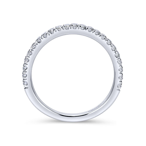 14K White Gold Matching Wedding Band